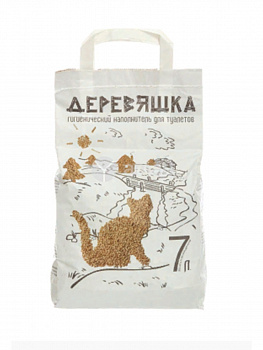 Зверьё моё Наполнитель "Деревяшка" 7л*2,5кг