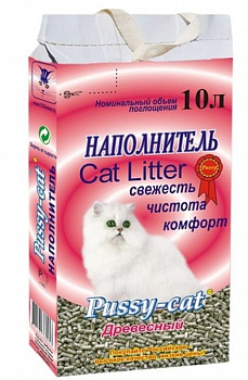 Pussy-cat Наполнитель древесный 10л*5кг
