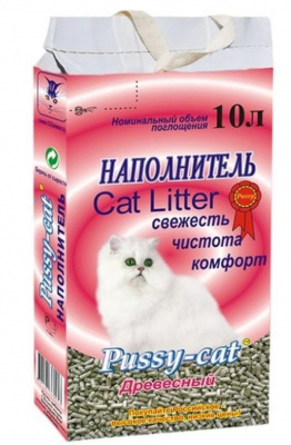 Pussy-cat Наполнитель древесный 10л*5кг